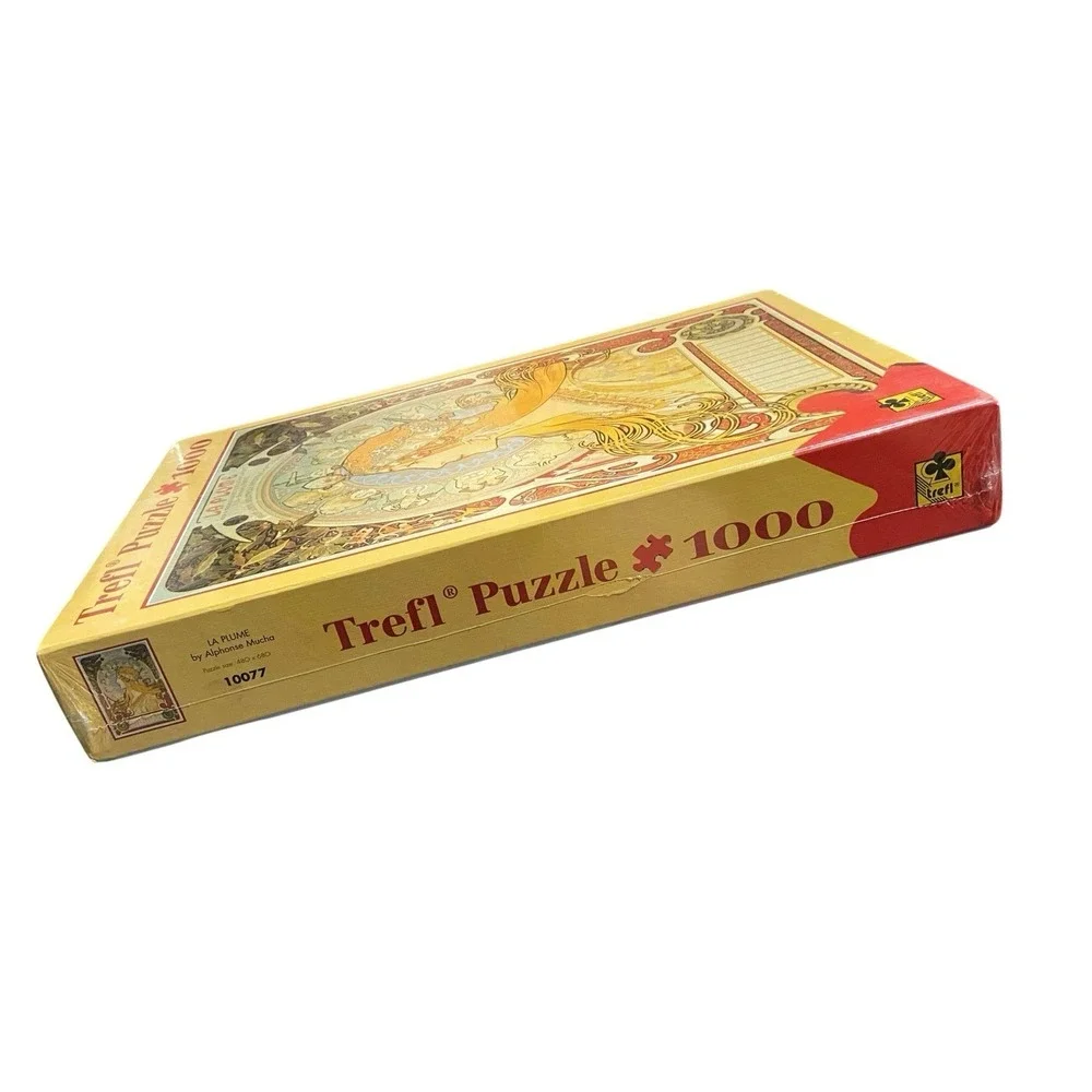 Trefl Alphonse Mucha La‎ Plume 1000 Piece Jigsaw Puzzle Sealed